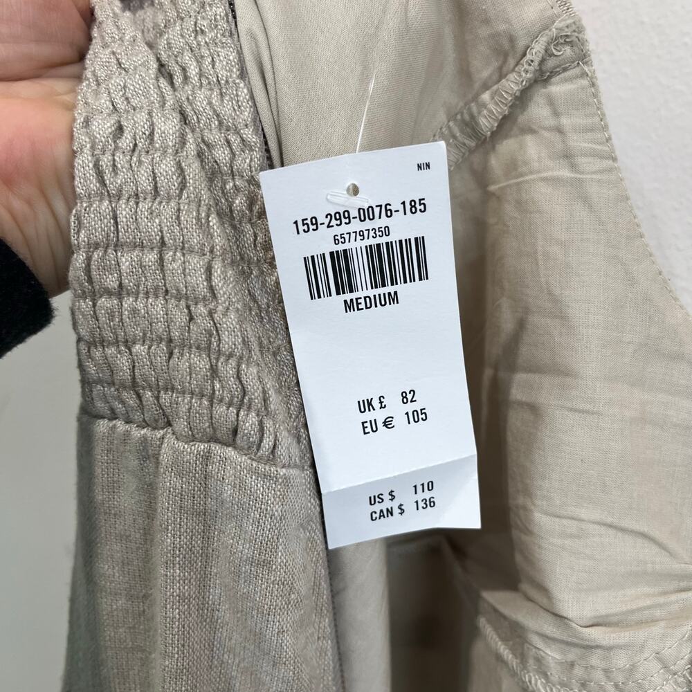 NWT Abercrombie & Fitch Linen Blend Square Neck M… - image 5